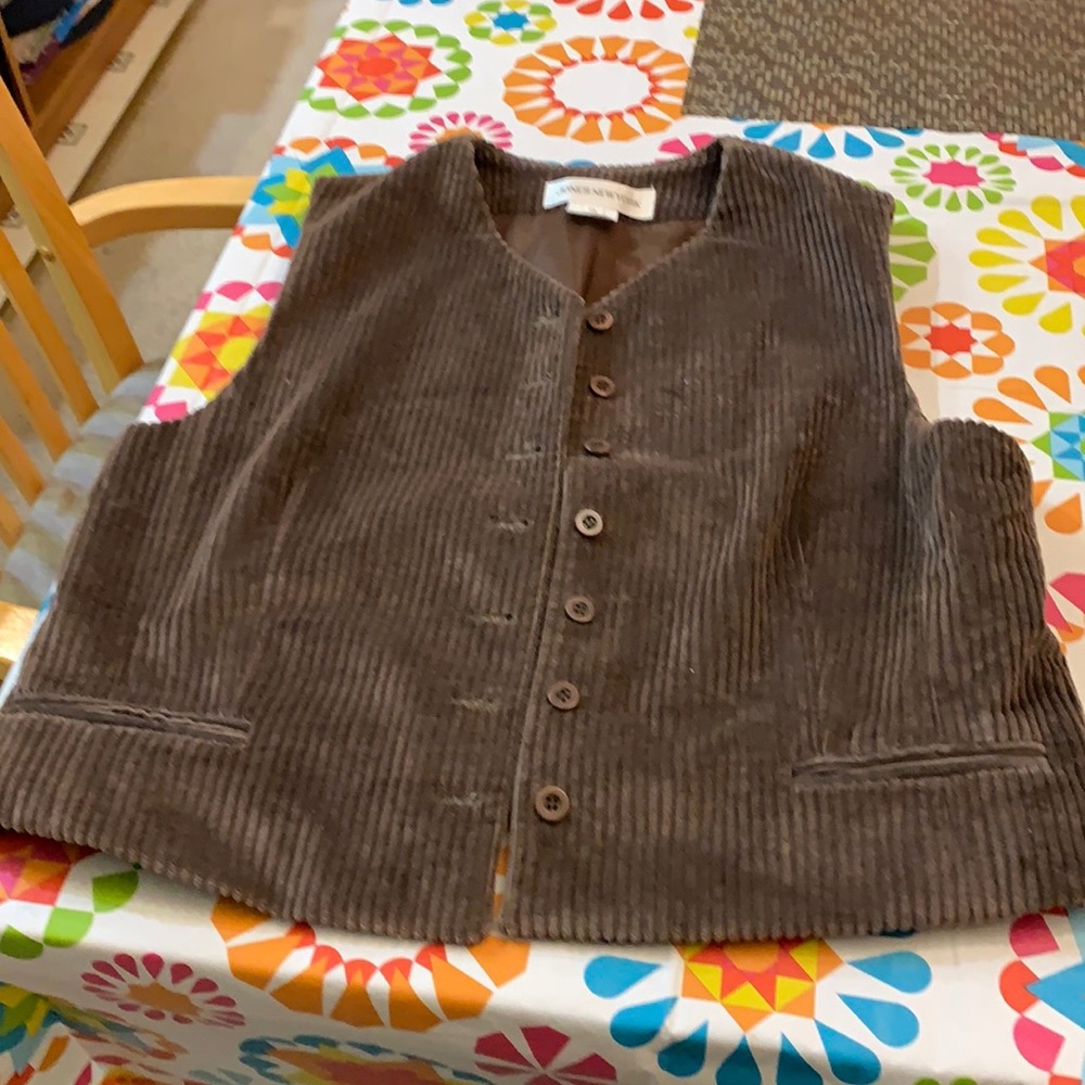 Vintage Jones New York Women’s Corduroy Vest 14